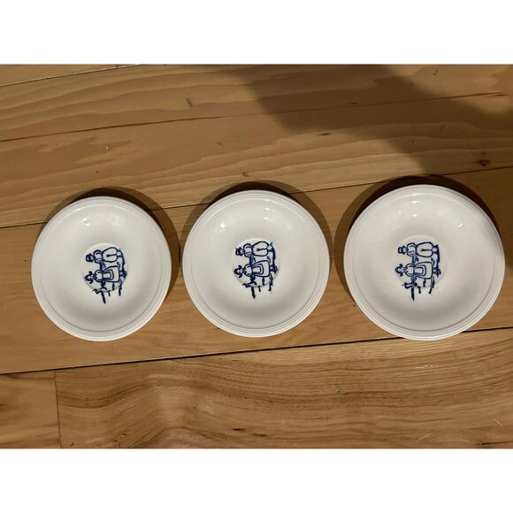 RARE VTG 14 Piece Tea Set Edwin M Knowles China Semi Vitreous Dutch Boy & Girl - Picture 10 of 14